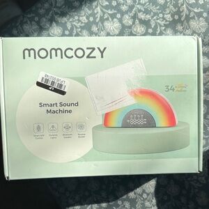 Momcozy Smart Sound Machine - Mint with Rainbow Night Light